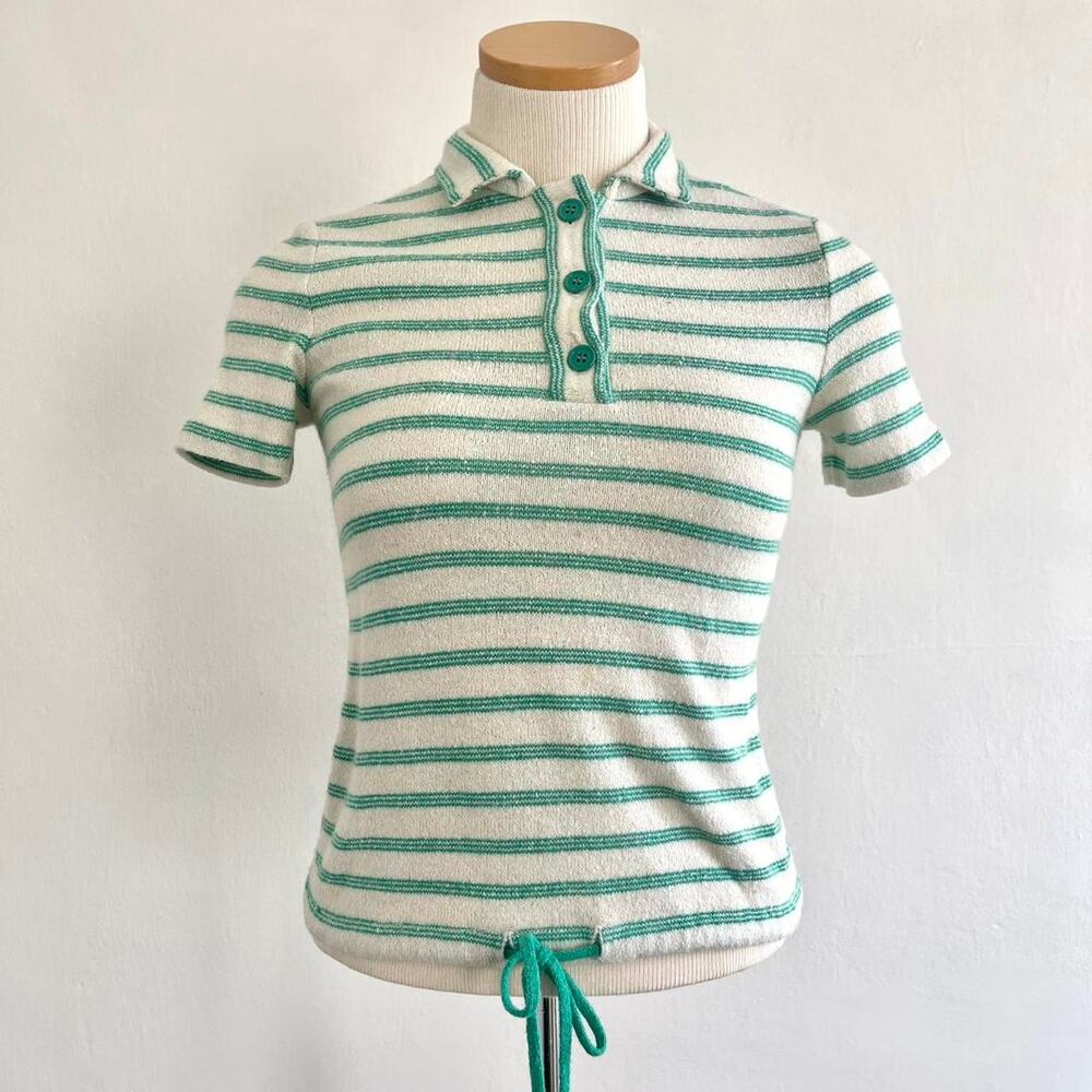Vintage 90s00s striped terry knit